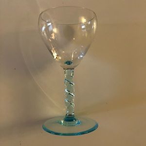 Vintage tulip shaped glass.